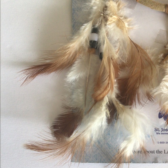NATIVE AMERICAN FEATHER DREAM CATCHER NWT - Picture 9 of 9
